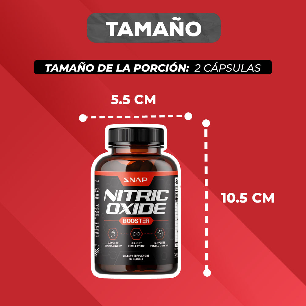 Pre-Entreno SNAP NITRIC OXIDE - Más energía, más músculo, más potencia