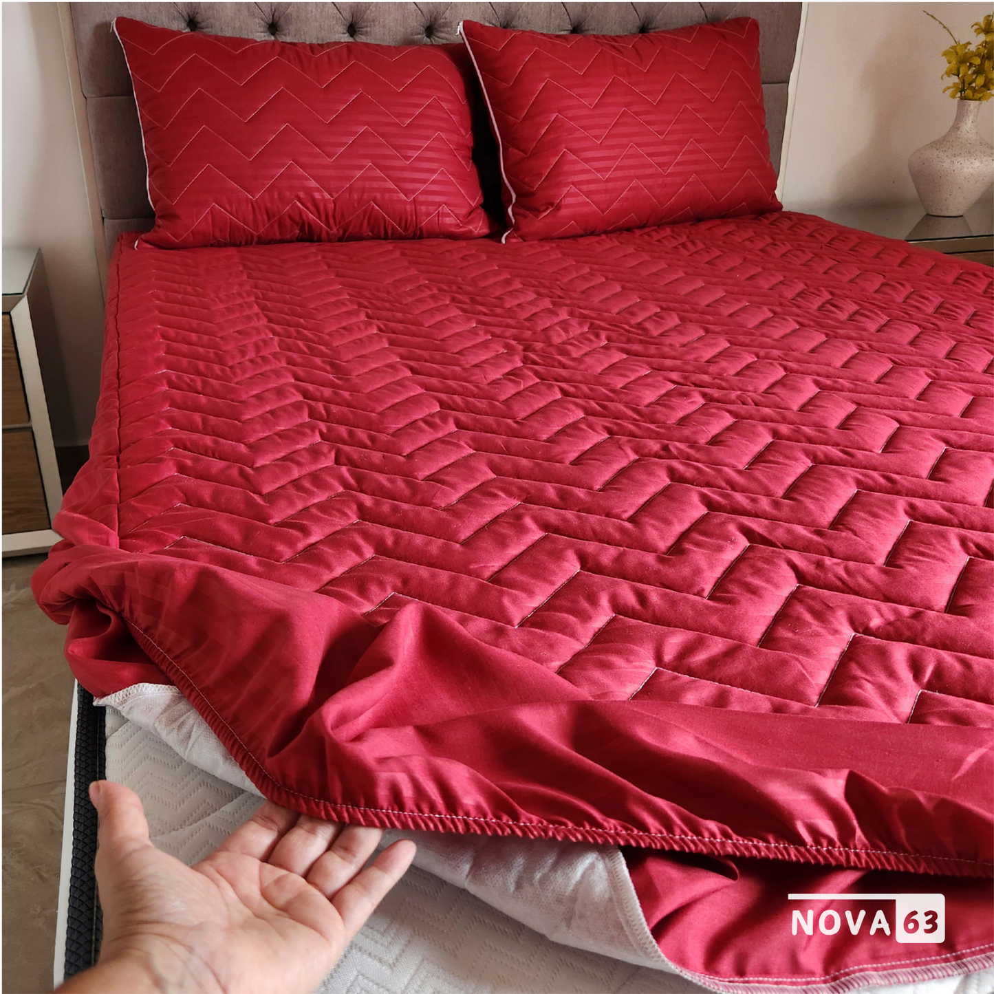 PROTECTOR DE COLCHÓN ACOLCHADO - ComfortSleep™ (Incluye 2 fundas GRATIS)