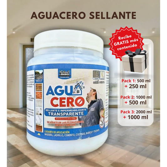 AGUACERO® Impermeabilizante Transparente – PROMO 2x1 + 🚚 Envío Gratis
