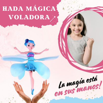 HADA MÁGICA VOLADORA - Con Sensor Recargable y Luces LED