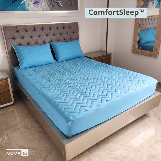 PROTECTOR DE COLCHÓN ACOLCHADO  - ComfortSleep™ (Incluye 2 fundas GRATIS)