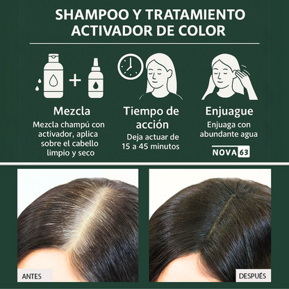 CHAO CANAS® - Shampoo + Tratamiento activador + 2 Obsequios